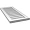 Ekena Millwork Vertical Surface Mount PVC Gable Vnt: Non-Functional, w/2"W x 1-1/2"H, Brickmould Frame, 14"W x 32"H GVPVE14X3202SN - alternate 2